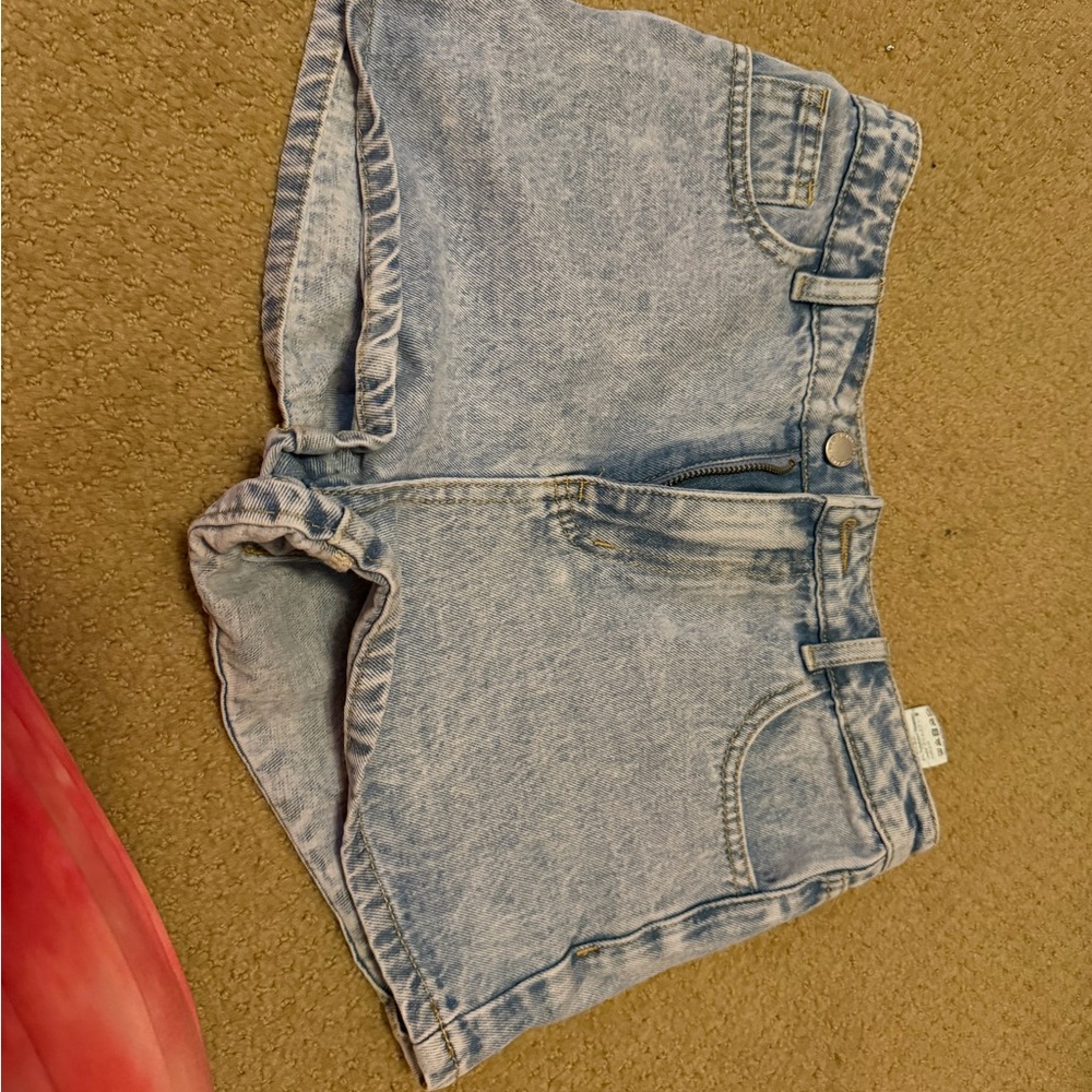 SHEIN Teen Light Blue Denim Shorts